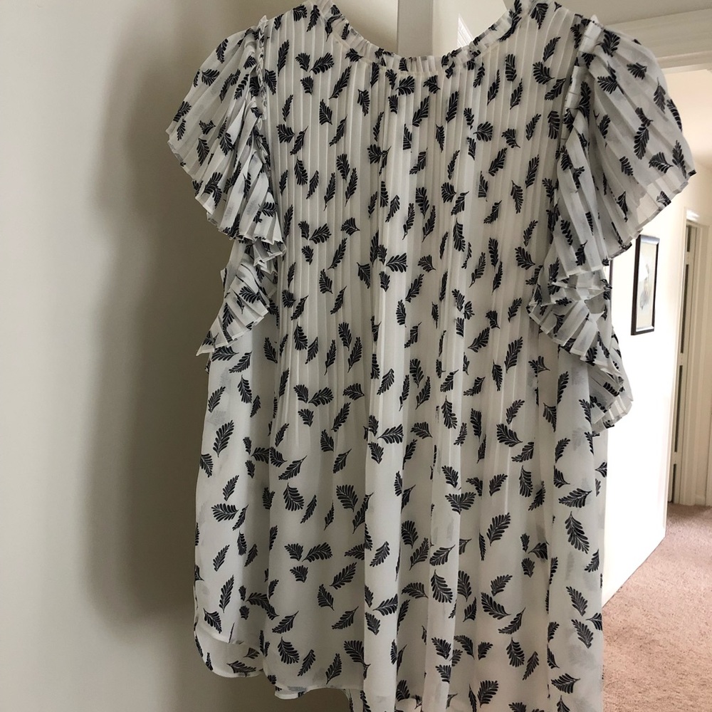 Ann Taylor feather blouse